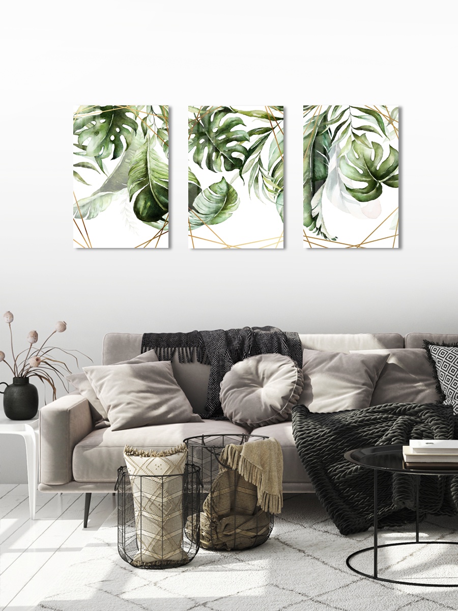 Картина на стекле 40х60 "Тропический рай 4". Артикул WB-07-216-04