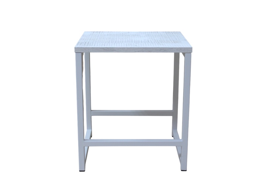 Табурет ALLERD RION белый муар/энигма 37x34x43 см. арт. 3010110200 