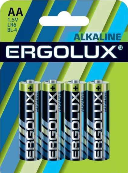 Батарейка промо 1,5в Ergolux lr6 alkaline box40 Китай