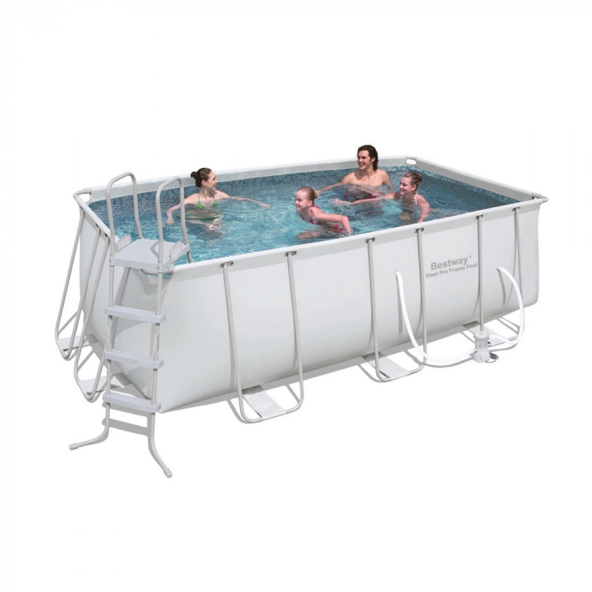 Каркасный прямоугольный бассейн Bestway 56456/56241 (412х201х122) с фильтром