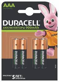 Аккумулятор DURACELL AAA 900mAh 4BP