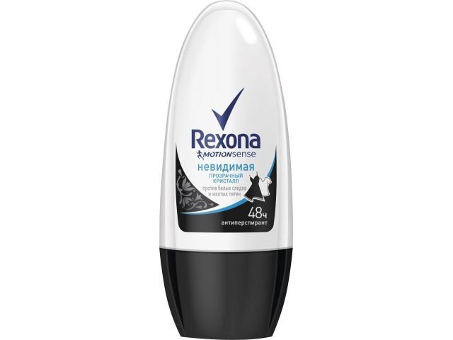 REXONA Део шариковый Прозрачный кристалл 50мл 67004058/67244124/67553344/68497138