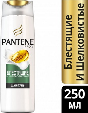 PANTENE Шампунь Блестящие и шелковистые 250мл
