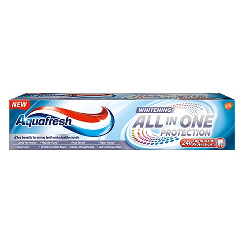Aquafresh паста зубная 100 мл All-in-One Protection Whitening