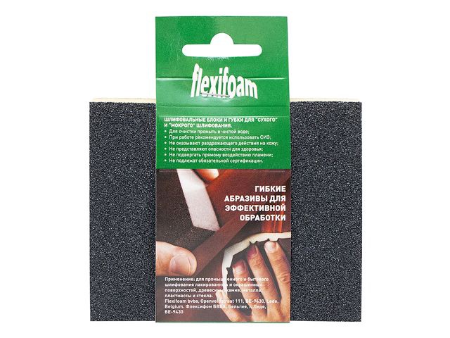 Губка абразивная P280 Soft Pad Flexifoam 120х98х13мм арт. 61258 