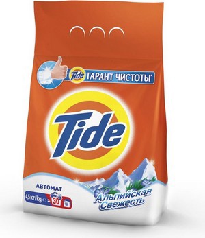 TIDE Авт СМС порошк. Альпийская свежесть 4.5кг