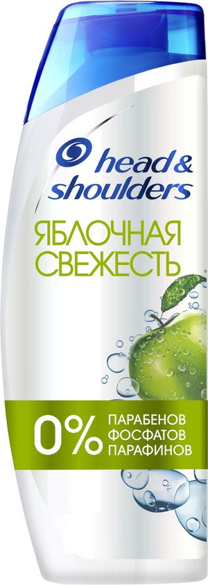 HEAD & SHOULDERS Шампунь против перхоти Яблочная свежесть 400мл