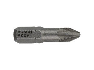 Насадка (бита) крестообразная PZ2 25 мм BOSCH Extra Hart (посадочн. шестигранник 1/4 ")