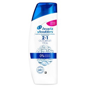 HEAD & SHOULDERS Шампунь и бальзам-ополаскиватель против перхоти 2в1 Основной уход 200мл