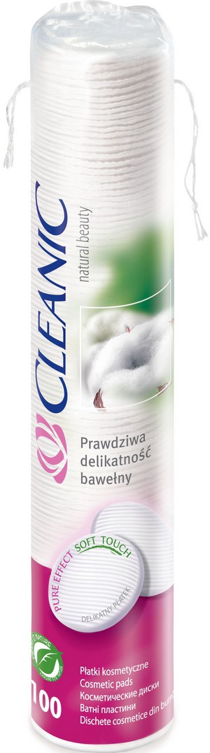 Cleanic диски ватные косметические Pure Effect п/э 100шт