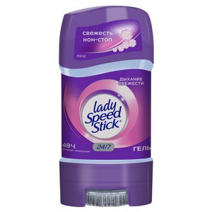 Lady Speed Stick 24/7 Дыхание свежести гель 65г