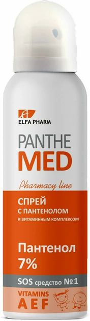 Спрей Panthe Med пантенол витаминный комплекс 0.15л 