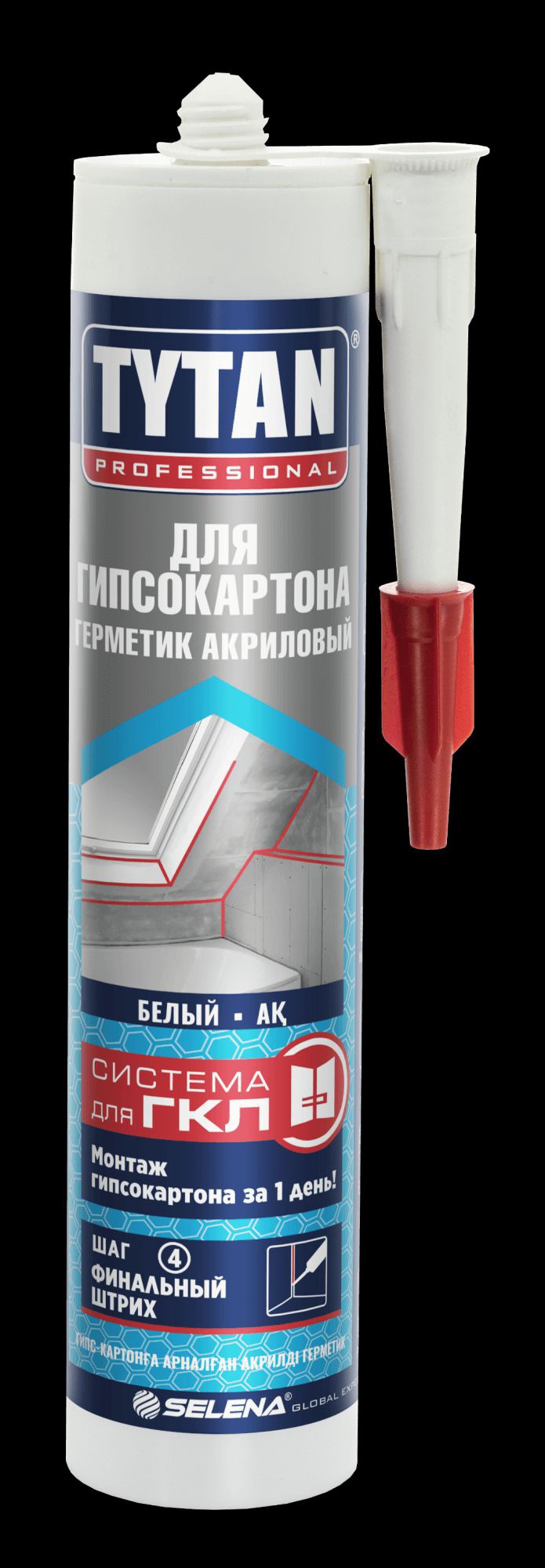 Герметик акриловый, для гипсокартона Tytan Professional 0,28л