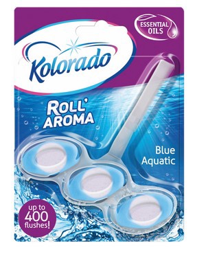 Hal освежитель для унитаза туалетный брусок в подвеске 3шт. Kolorado Roll'Aroma Blue Aquatic