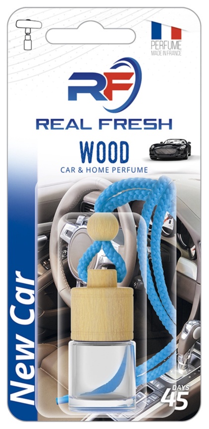 Ароматизатор для авто жидкий REAL FRESH WOOD New Car 