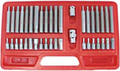 Набор отверток и бит TORX XZN шестигр. Звездочка MEGA 40предм. арт. 01_0110127 