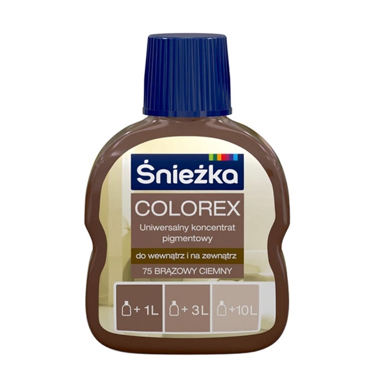 Пигментный концентрат универсальный Sniezka Colorex 75 темно-коричневый 100 мл