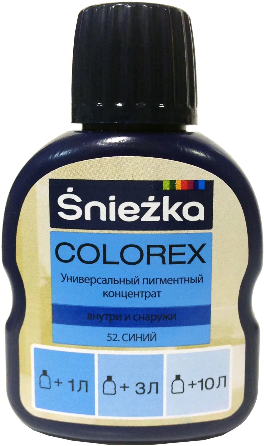 Пигментный концентрат универсальный Sniezka Colorex 52 синий 100 мл