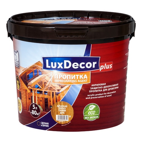 Пропитка LuxDecor декоративная для дерева Сосна 10л 