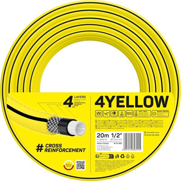 Шланг садовый 4YELLOW 1/2 20 м 