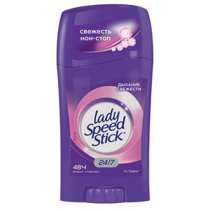 Lady Speed Stick 24/7 Дыхание свежести 45г