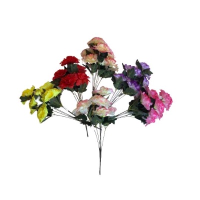 Цветы искусственные Гвоздики в ассортименте 43 см 7 цветков арт. BY-700-33 