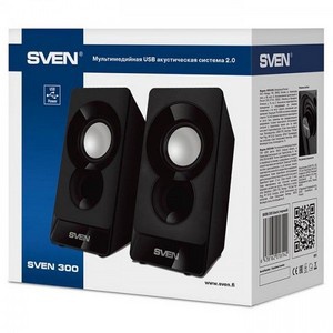 Система акустическая Sven 300 (USB) Черный 