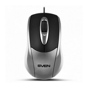 Мышь SVEN RX-110 USB серебро 