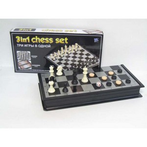 Шахматы 3 в 1 магнитные 38810