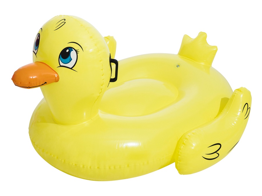 Игрушка надувная для плавания детская ПВХ Уточка 135х91 см арт. 41102 