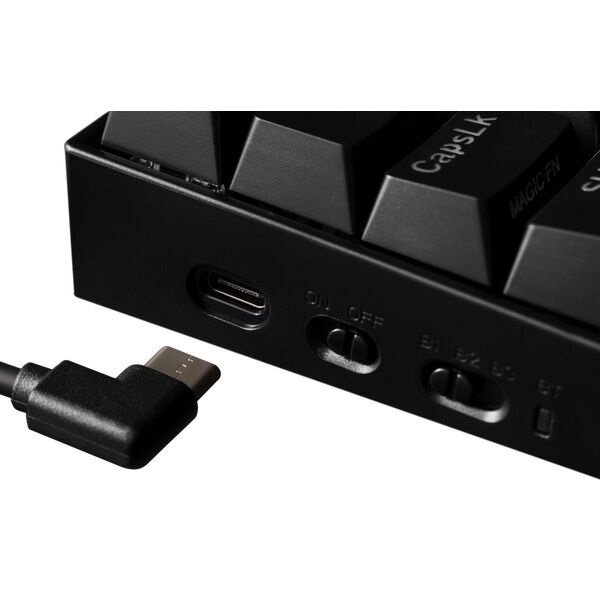 Клавиатура беспроводная мультимед. Redragon Draconic RU RGB bluetooth 5.0 Black черн арт. 77696 Китай