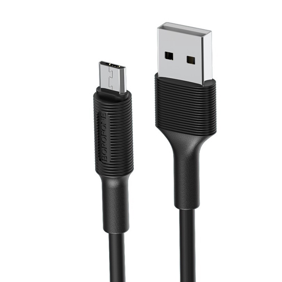 Кабель ВОROFONE ВХ1 USB-Micro USB 2.0 А черный 