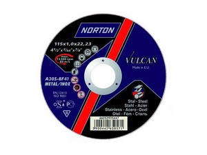 Круг обдирочный 125х6.4x22.2 мм для металла Vulcan NORTON
