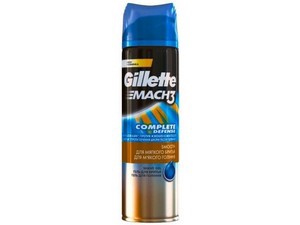 GILLETTE MACH3 Гель для бритья Smooth (для мягкого бритья) 200мл