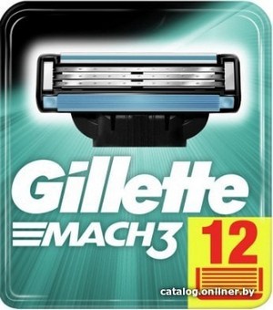 GILLETTE MACH3 Сменные кассеты для бритья 6шт