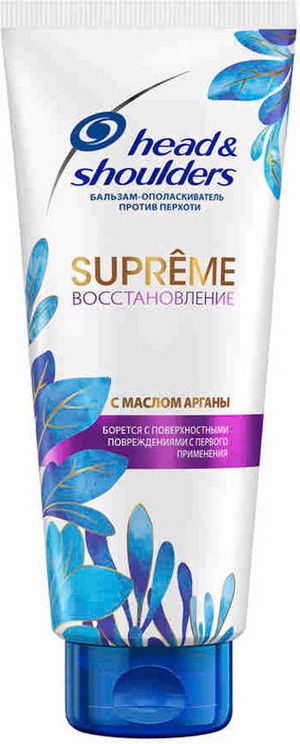 HEAD & SHOULDERS Бальзам-ополаскиватель против перхоти Supreme Восстановление Масло Арганы 275мл