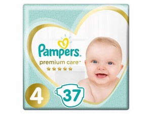 PAMPERS Подгузники Premium Care Maxi (9-14кг) Экономичная Упаковка 37