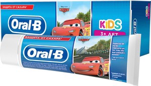 ORAL_B Зубная паста Kids для детей Легкий вкус Frozen/Cars 75мл