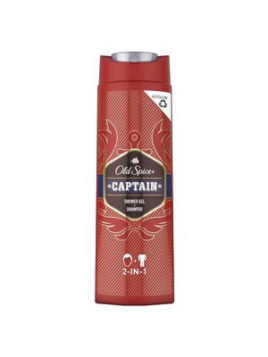 OLD SPICE Гель для душа + шампунь 2в1 Captain 50мл