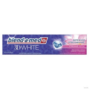 BLEND-A-MED Зубная паста 3D White Утренний Лотос 100мл