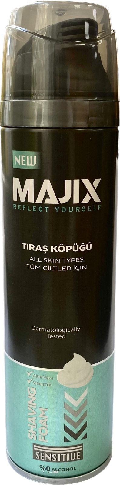 Пена для бритья для чувствительной кожи MAJIX 200 мл. 