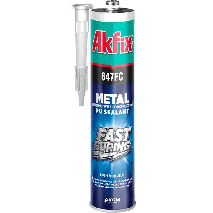 Герметик полиуретановый Akfix Akfix 647FC ПУ черный 310 мл. арт. AA473 