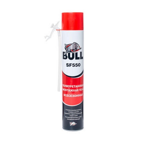 Пена монтажная Bull SF550 Бытовая 550 г 