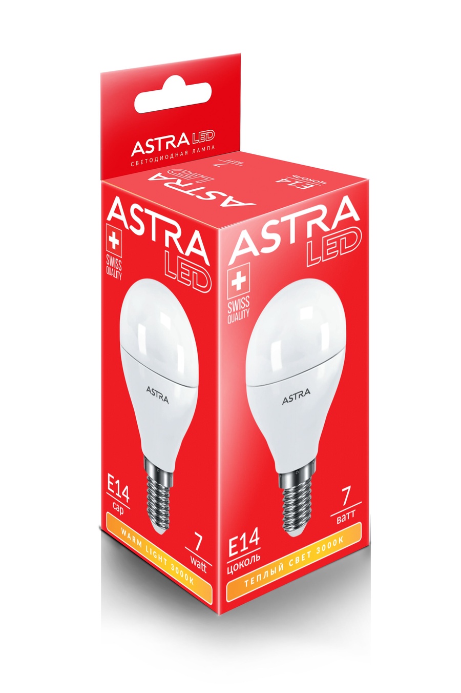 Светодиодная лампа ASTRA G45 7W E14 3000K