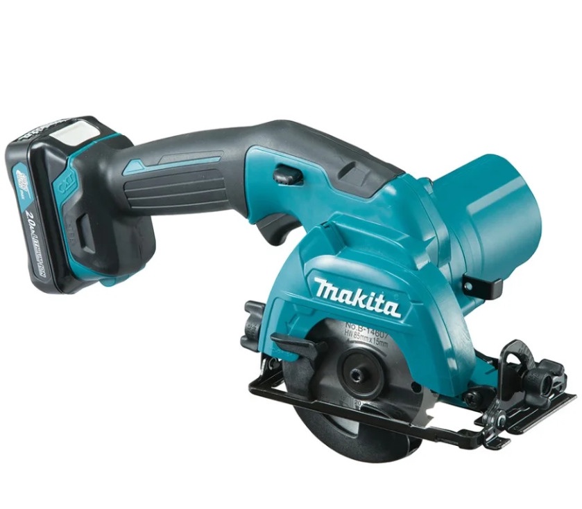 Пила дисковая MAKITA 12V/2х4.0Ah/85 х 15 мм/кейс арт.HS301DWME Китай