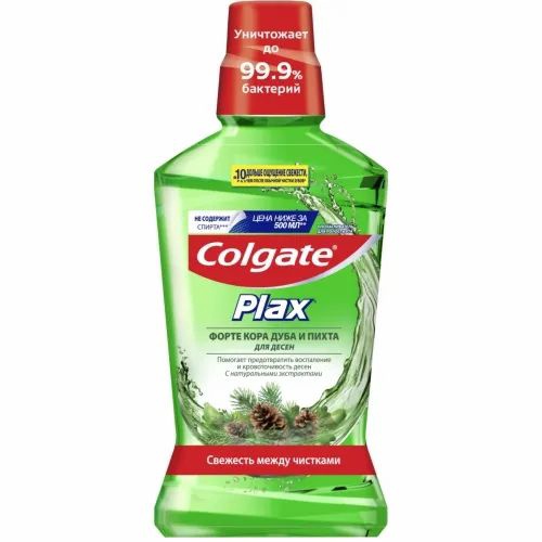 Colgate Plax Форте Кора дуба и пихта для десен 500мл