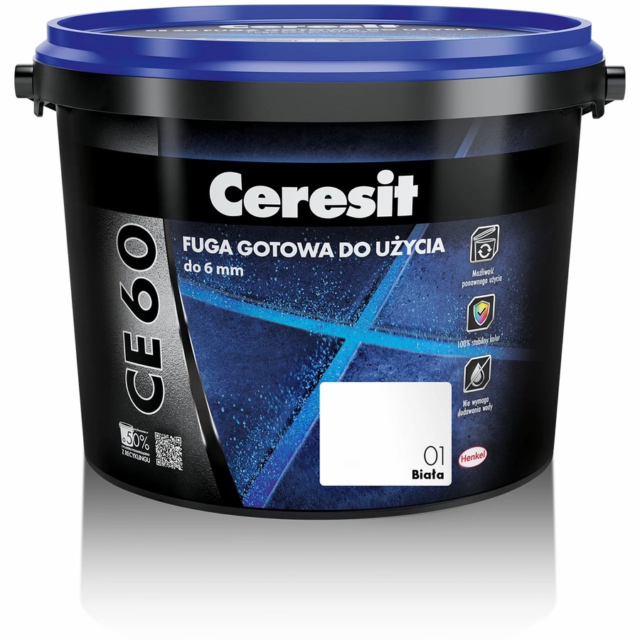 Фуга готовая СЕ 60 Ceresit бежевая (43) 2 кг.