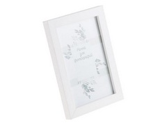 Рамка для фотографий деревянная со стеклом, 30х40 см, белая, PERFECTO LINEA