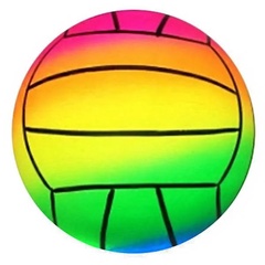 Мяч Волейбол д18см радужный арт. 44938 Россия