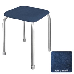 Табурет квадратное сиденье Ника классика 3 синий 45 см арт. 55819 ТК03/СИ 